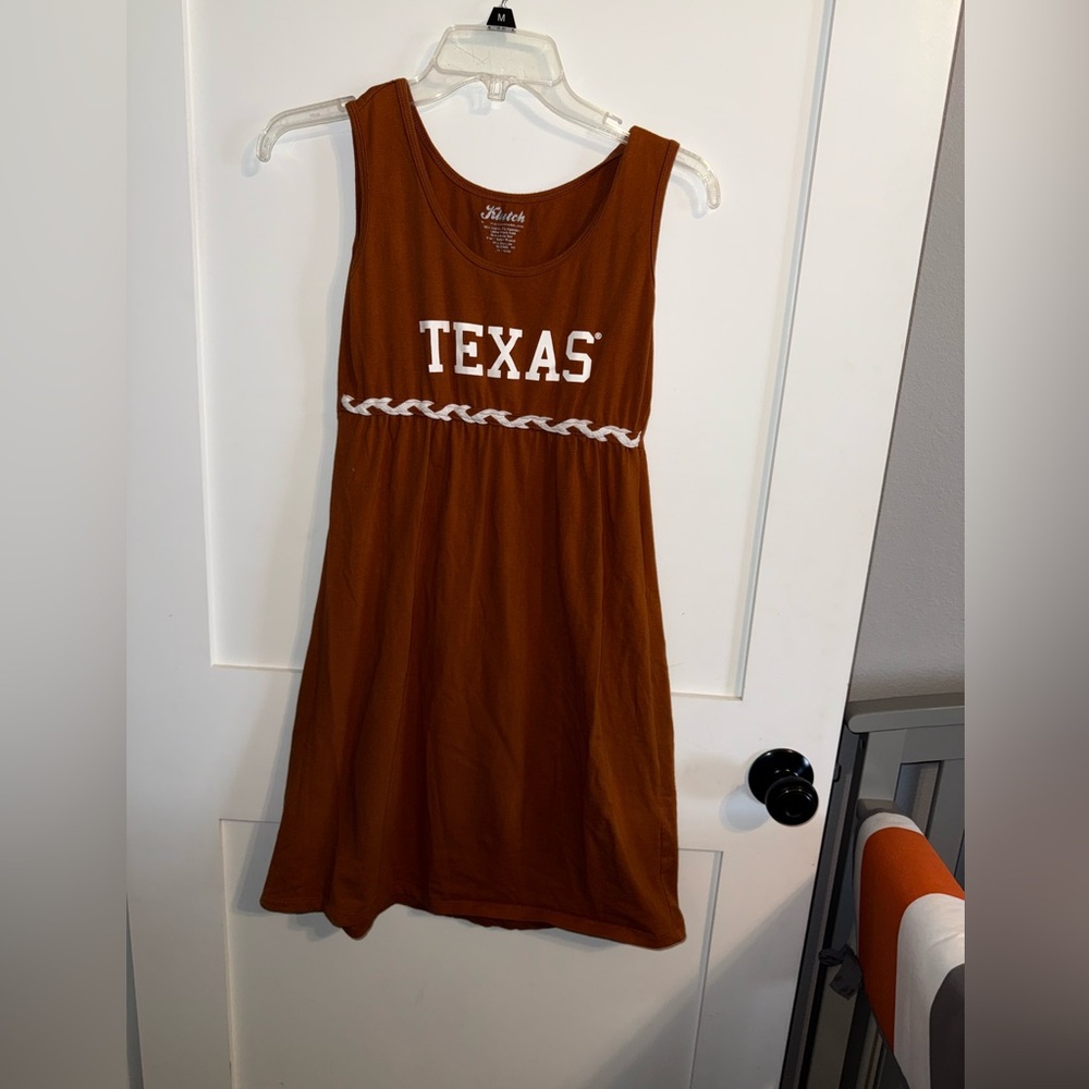 Texas Longhorn  Orange Sleeveless dress